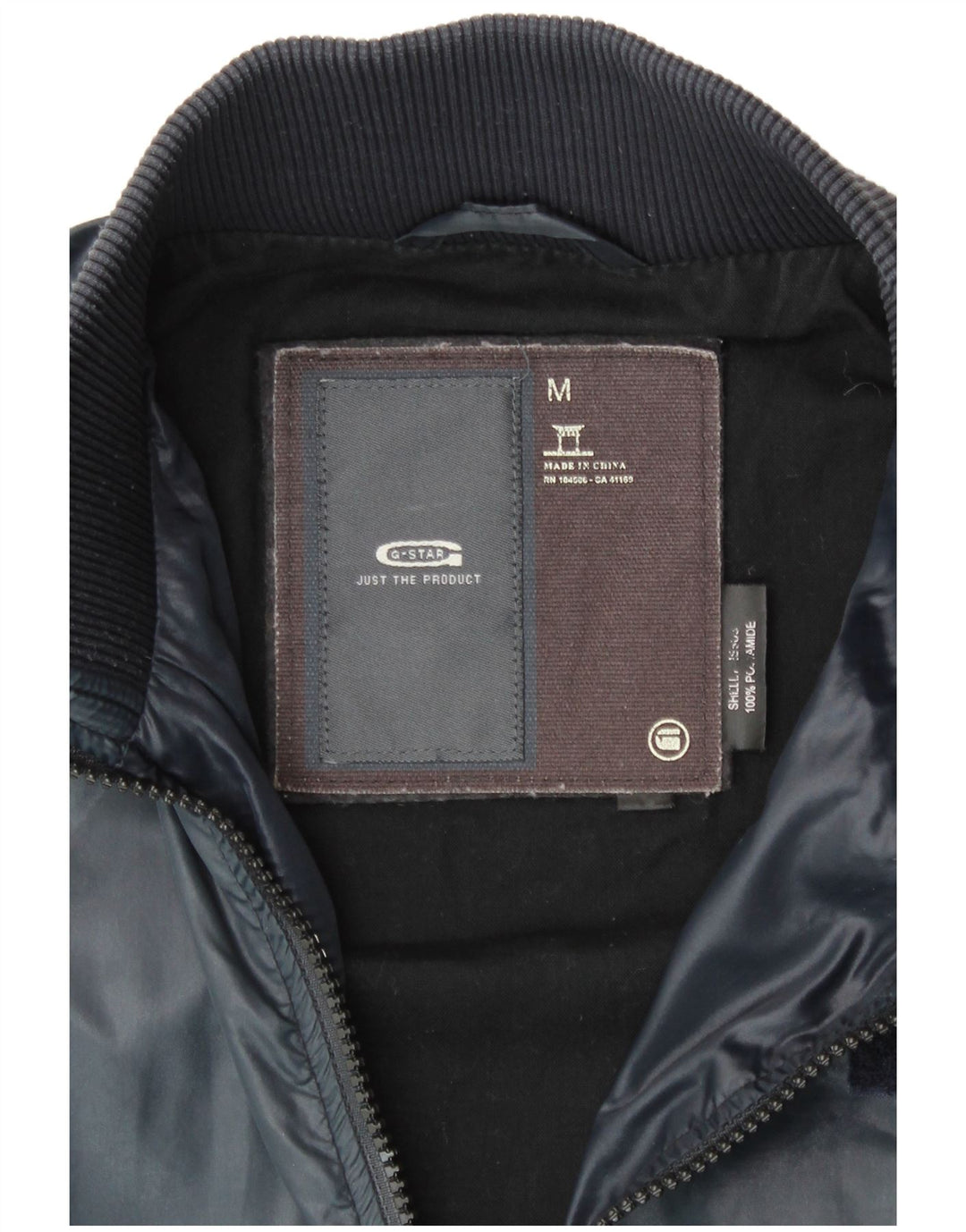 G-STAR ženska bomber jakna UK 14 srednje tamnoplavi poliamid