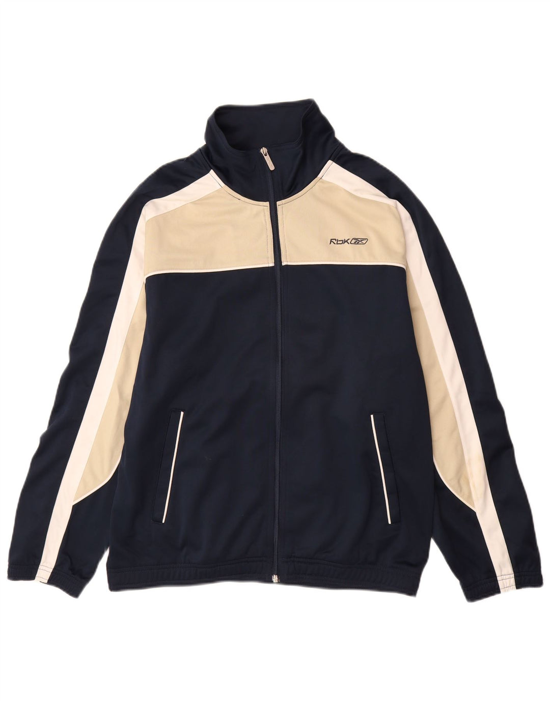 REEBOK Muška gornja jakna trenirke srednje tamnoplave poliesterske boje