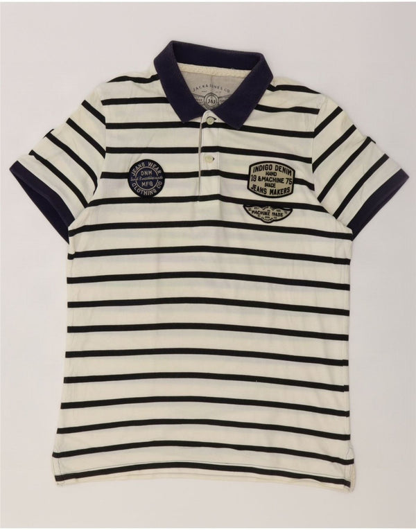 Jack & Jones muška polo majica s malim bijelim prugama
