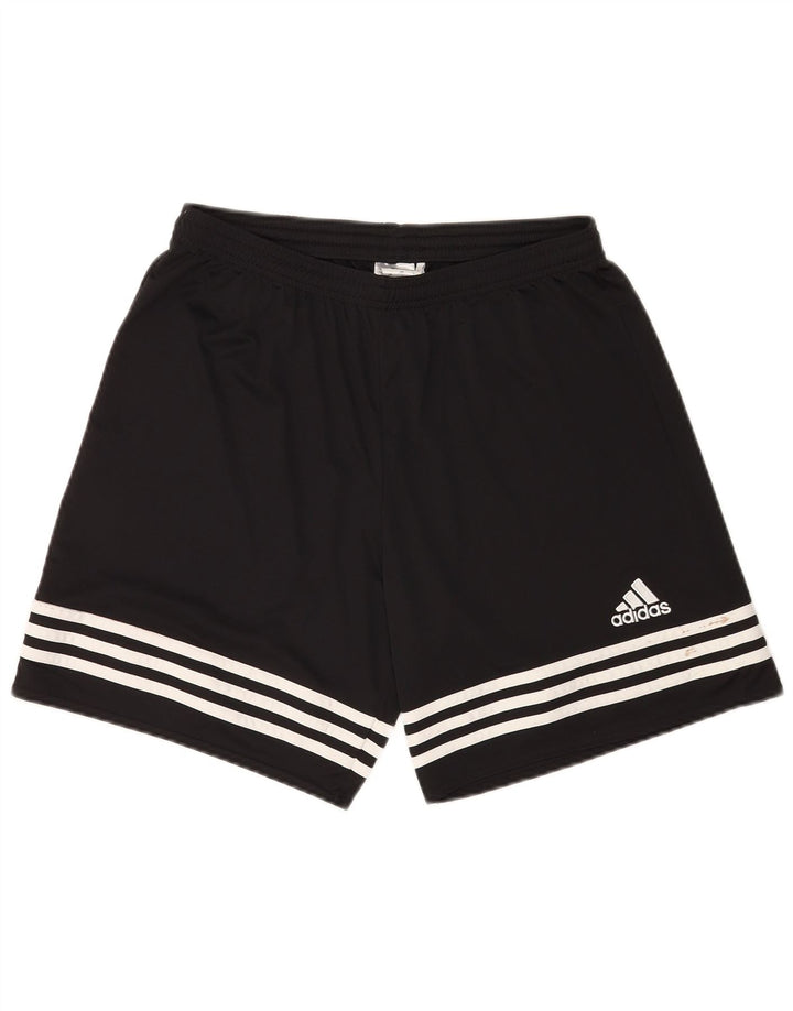 ADIDAS muške sportske kratke hlače Climalite, veliki crni poliester