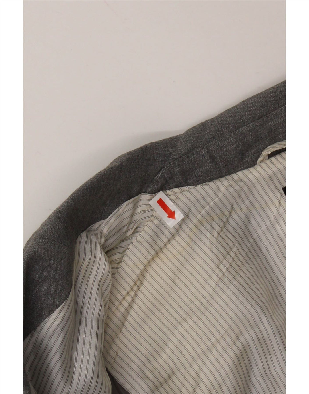 OASIS kratki ženski sako sa 1 gumbom UK 8 mali sivi poliester