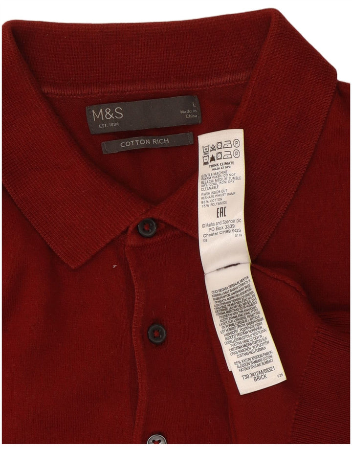 Marks & Spencer muška polo majica velika crvena pamuk