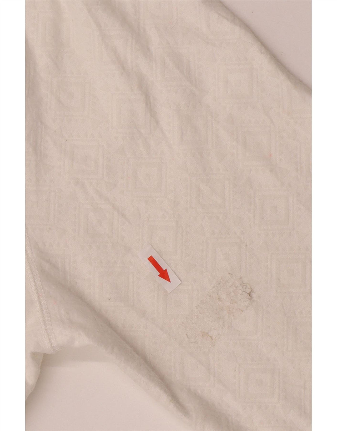 Eddie Bauer Ženska trenirka s patentnim izrezom Top UK 18 XL bijela geometrijska