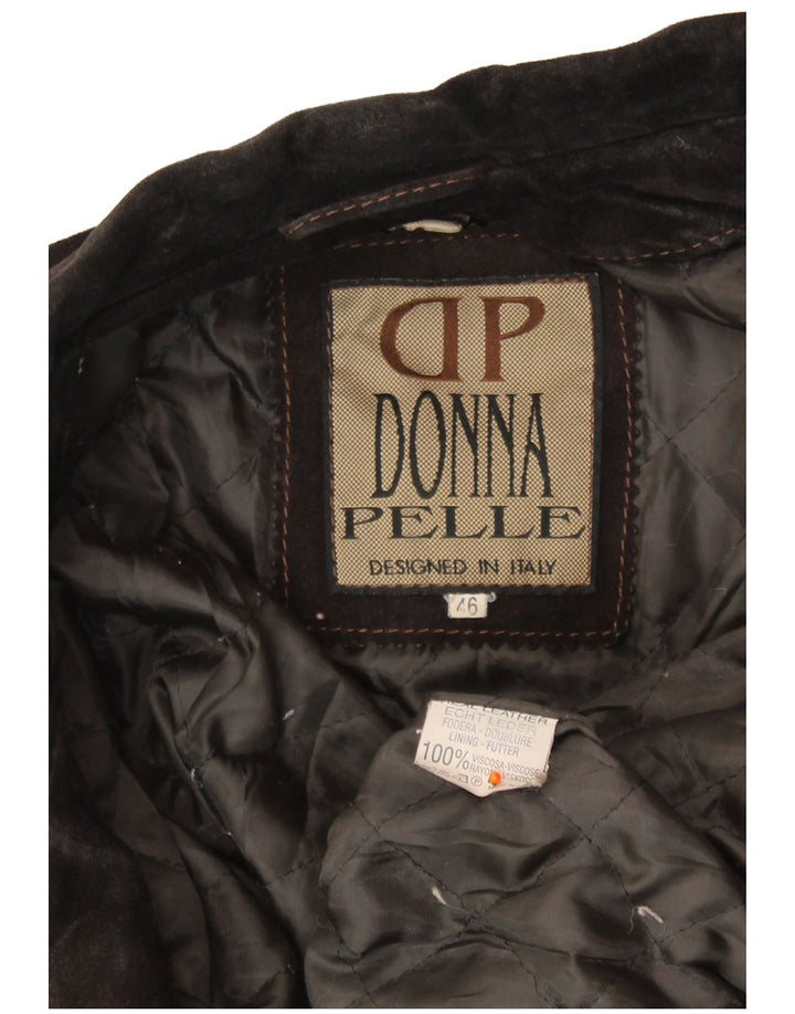 VINTAGE ženska jakna od brušene kože IT 46 velika smeđa koža