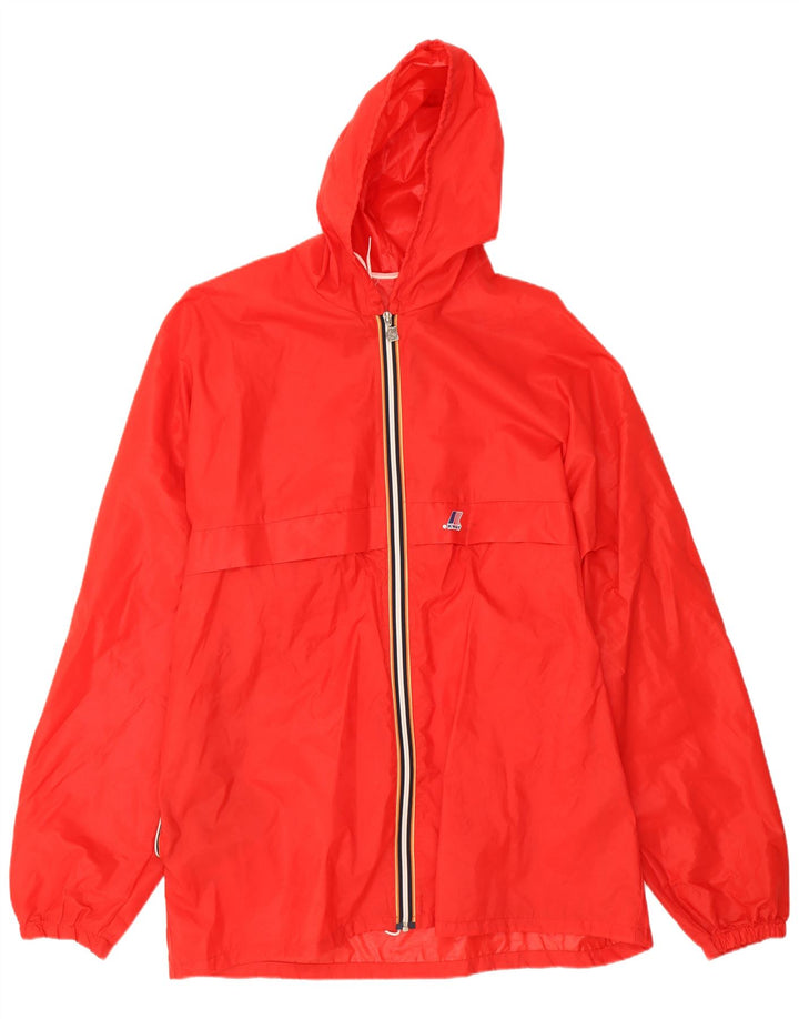 K-Way muška kišna jakna s kapuljačom UK 42 XL crvena