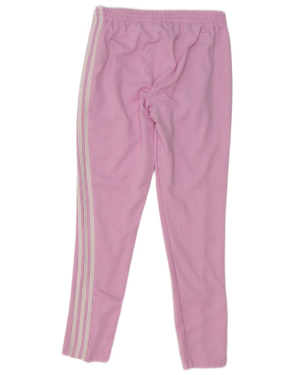 Adidas Womens Tracksuit Trousers UK 12/14 Medium  Pink Polyester