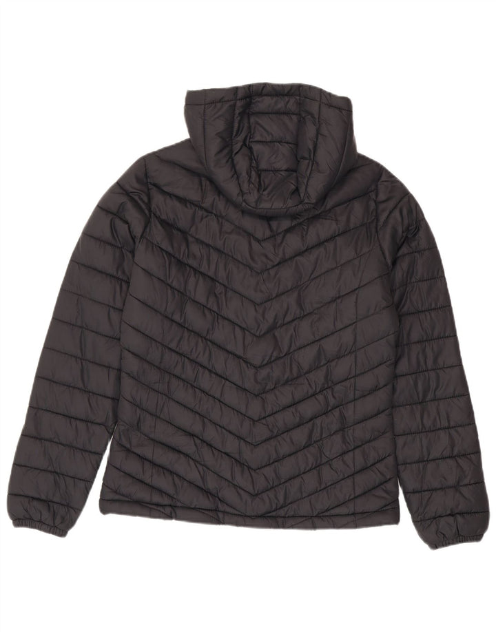 Mountain Warehouse Ženska podstavljena jakna s kapuljačom UK 8 Mala crna najlonska