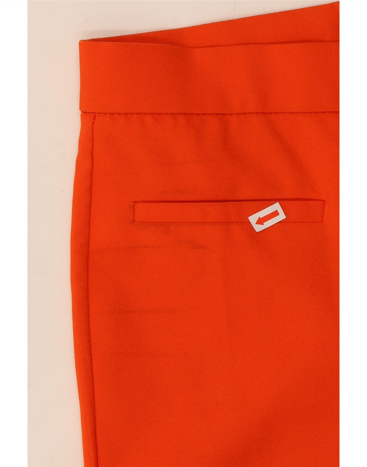 ZARA Womens Bootcut Casual Trousers Medium W28 L26 Orange Vintage Zara and Second-Hand Zara from Messina Hembry 