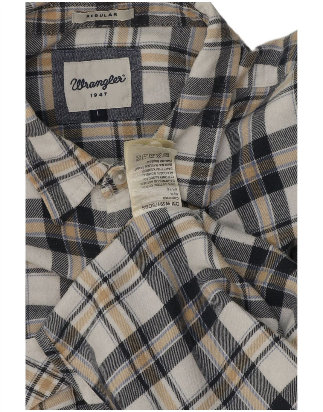 Wrangler muška flanelska košulja standardnog kroja, veliki pamuk u više boja