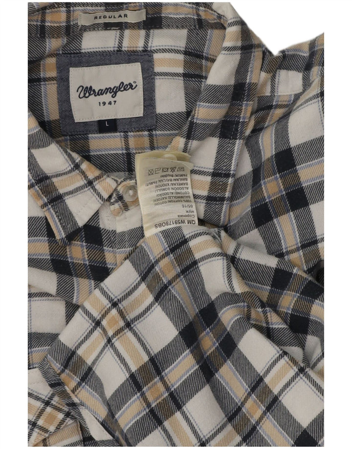 Wrangler muška flanelska košulja standardnog kroja, veliki pamuk u više boja