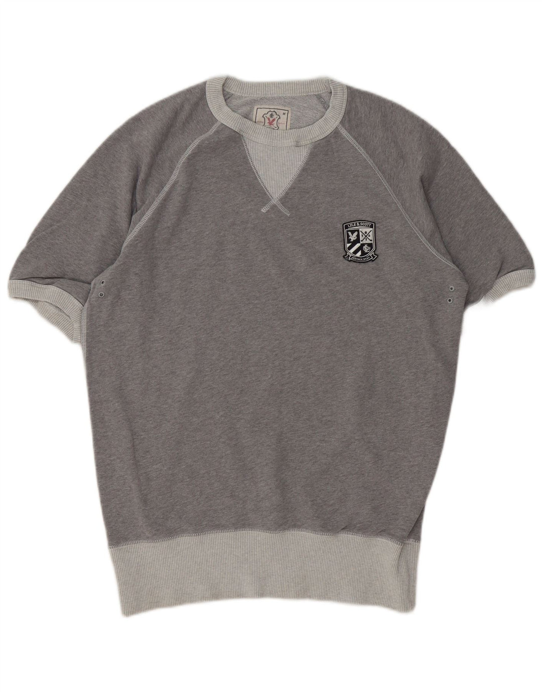 LYLE & SCOTT Muška majica kratkih rukava Srednje sivi pamuk