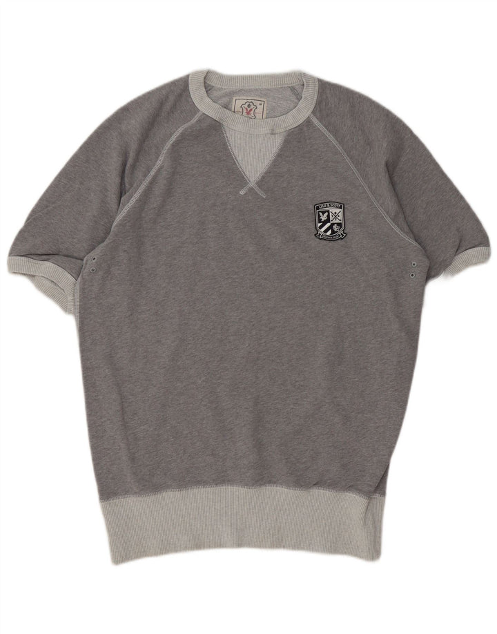 LYLE & SCOTT Muška majica kratkih rukava Srednje sivi pamuk