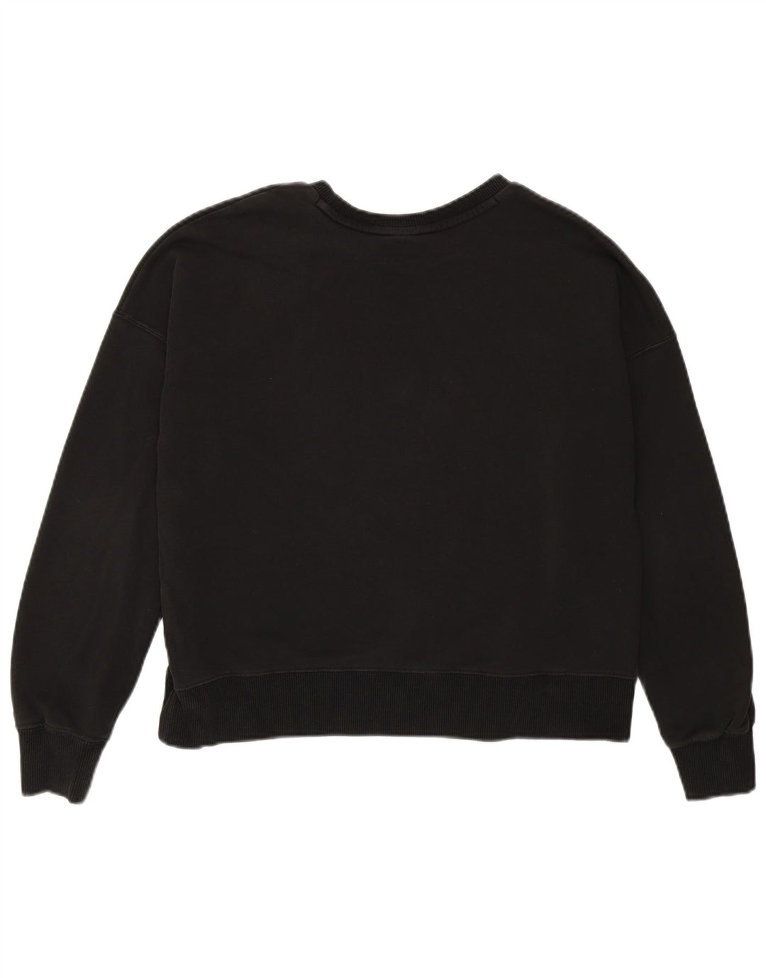 Puma ženska prekomjerna majica s kratkim grafičkim kratkim rukavima UK 6 XS crni pamuk