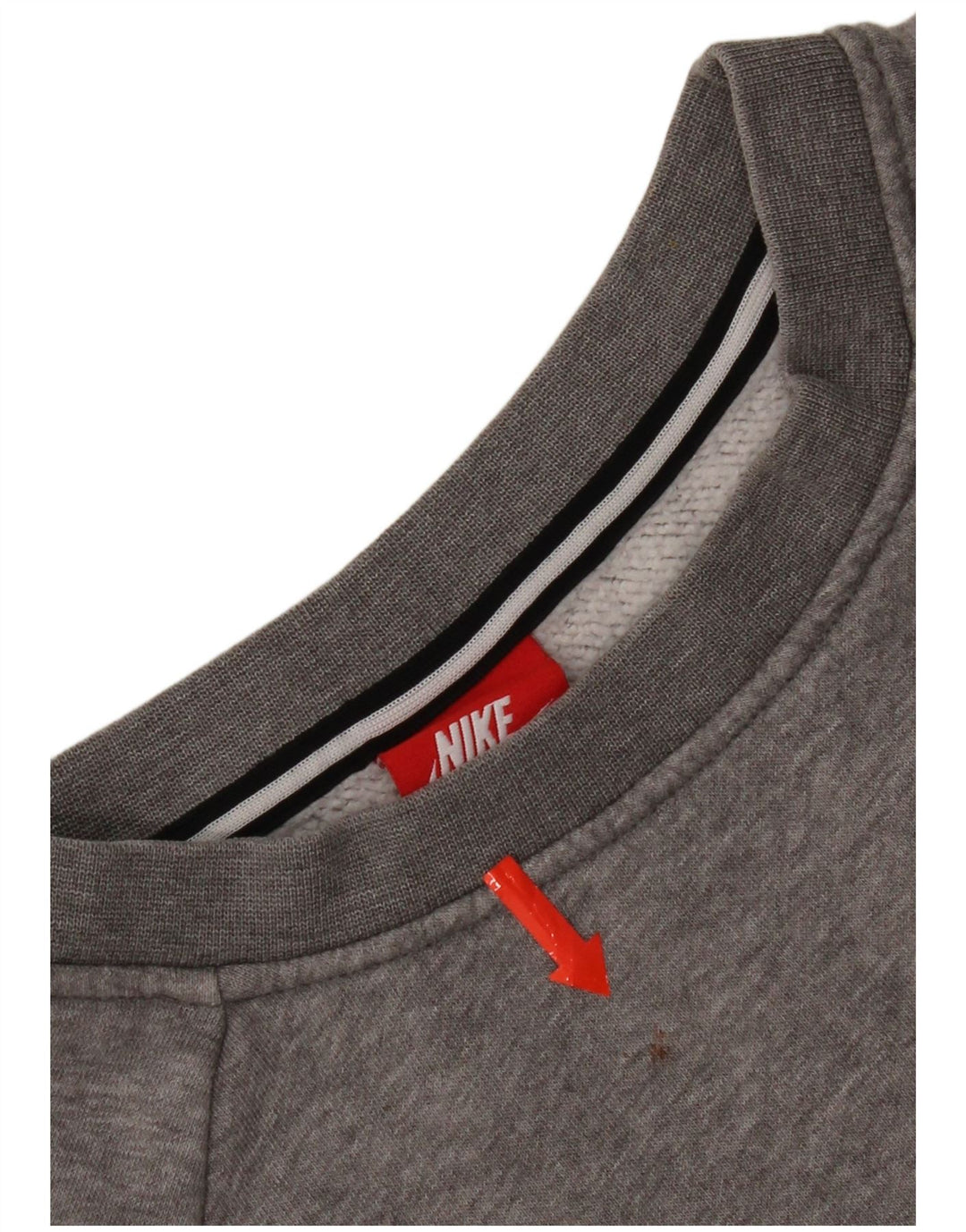 Nike ženska majica prekomjerne veličine UK 10 Mali sivi pamuk