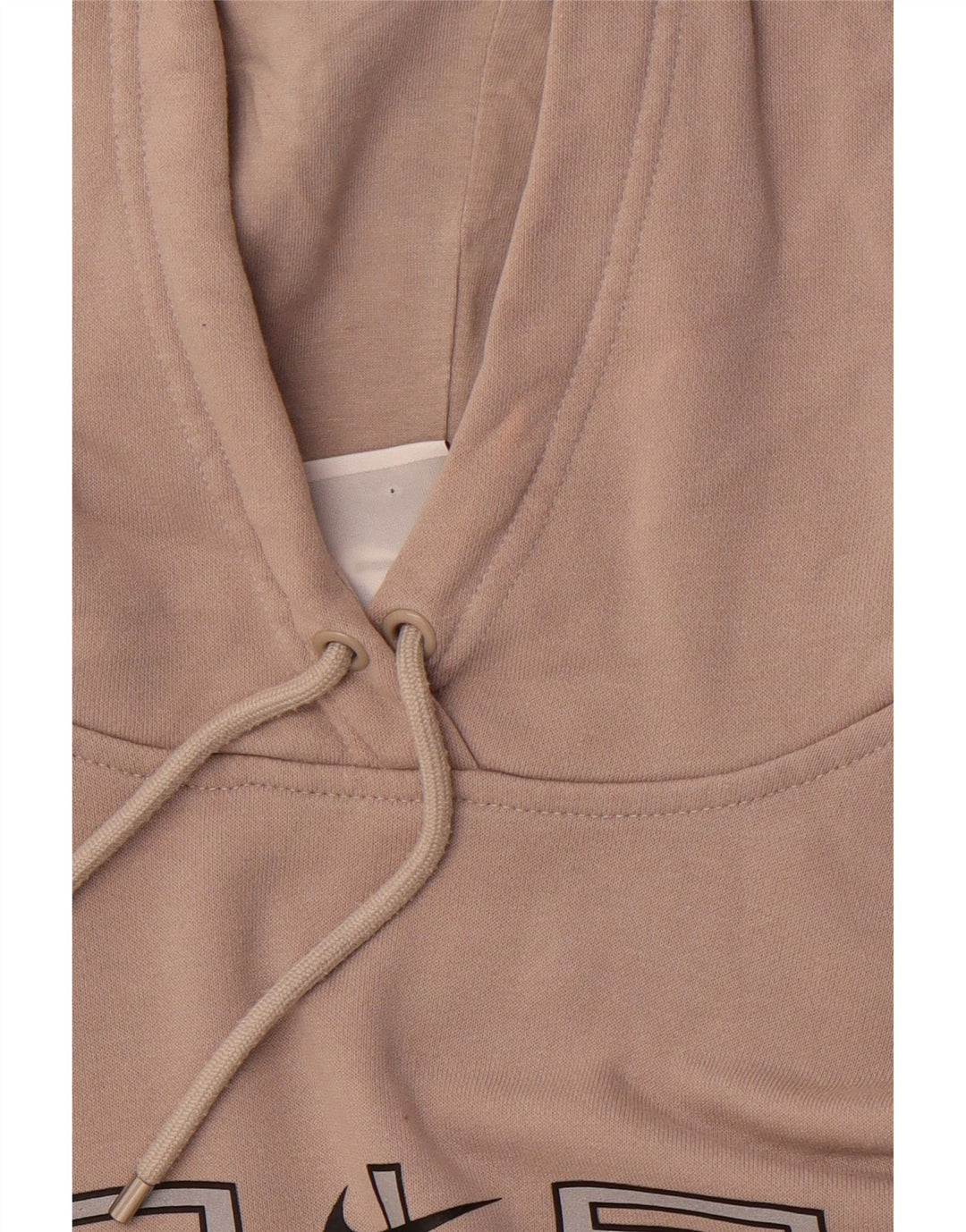 NIKE Muška majica s kapuljačom slobodnog kroja, mali smeđi pamuk u blokovima boja