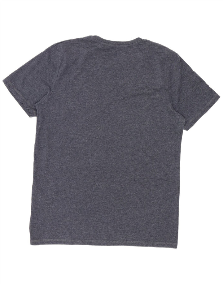 Jack & Jones muška majica kratkih rukava srednje tamnoplavi pamuk