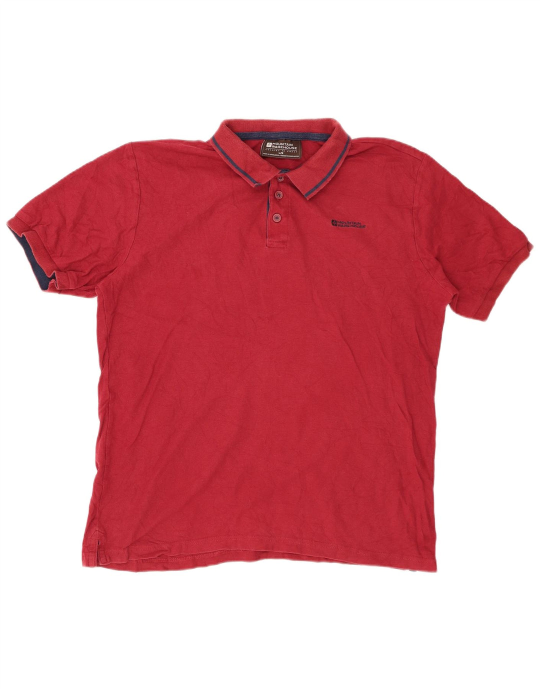 MOUNTAIN WAREHOUSE Muška polo majica velika crvena pamuk