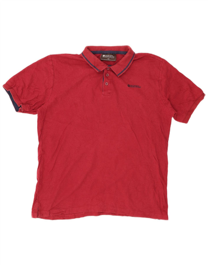 MOUNTAIN WAREHOUSE Muška polo majica velika crvena pamuk