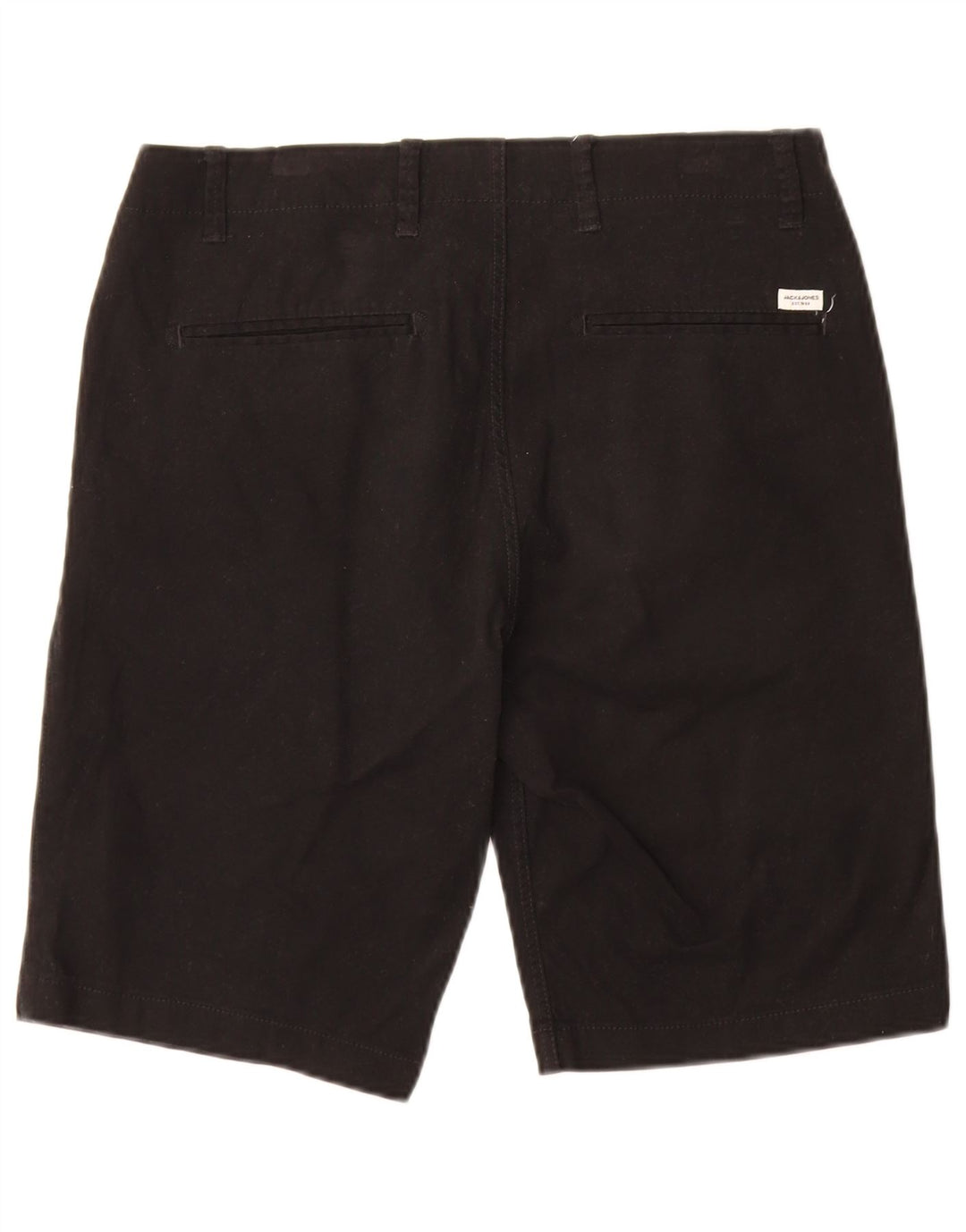 JACK & JONES Muške chino kratke hlače srednje veličine W32 crni pamuk