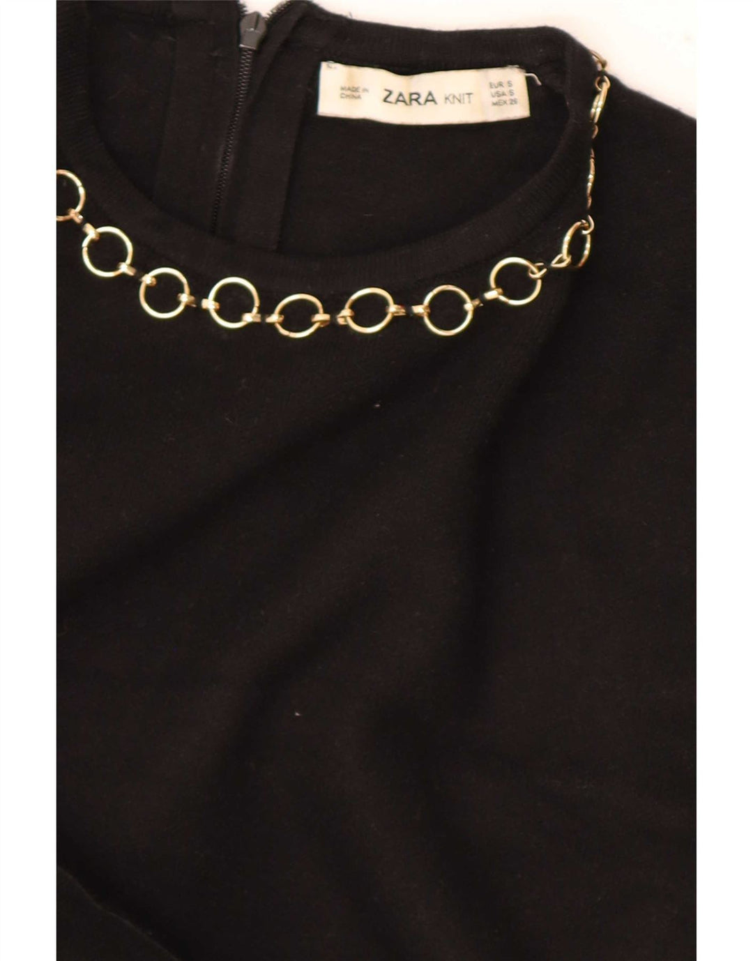 Zara ženska bluza Top UK 10 Small Black