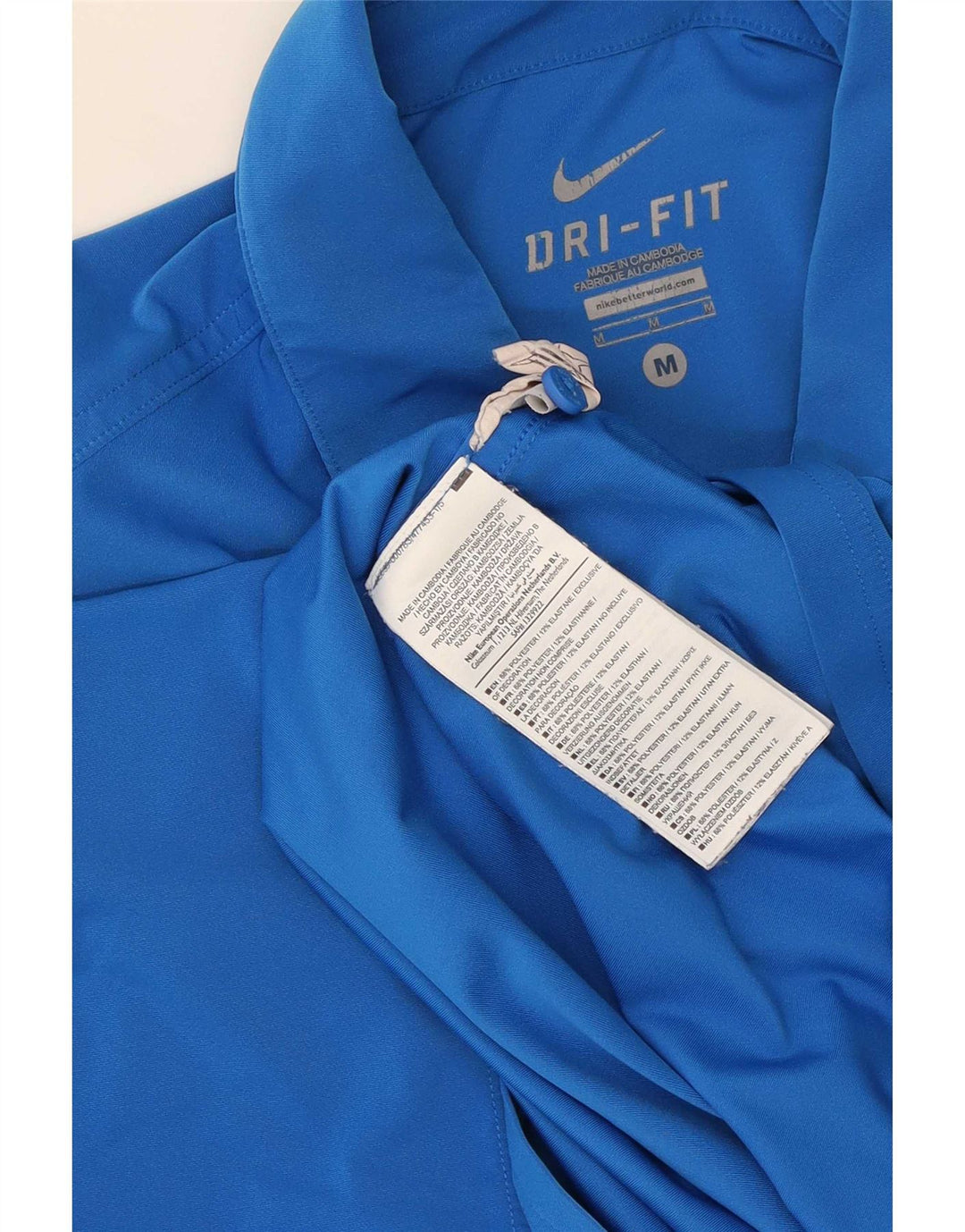 Nike muška Dri Fit polo majica Srednje plavi poliester