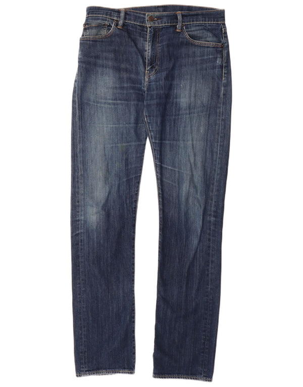 Levi's muške 504 ravne traperice W34 L36 plavi pamuk