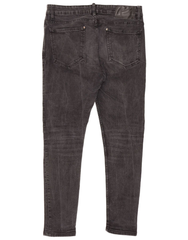 Zara muške uske traperice WU 46 XL W36 L29 sivi pamuk