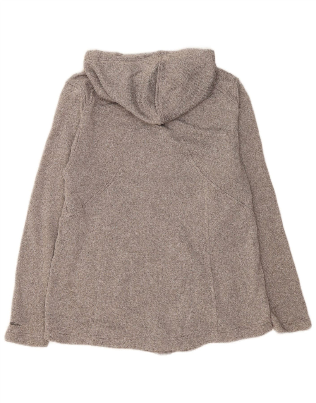 Eddie Bauer ženski pulover s kapuljačom s patentnim zatvaračem UK 18 XL sivi poliester