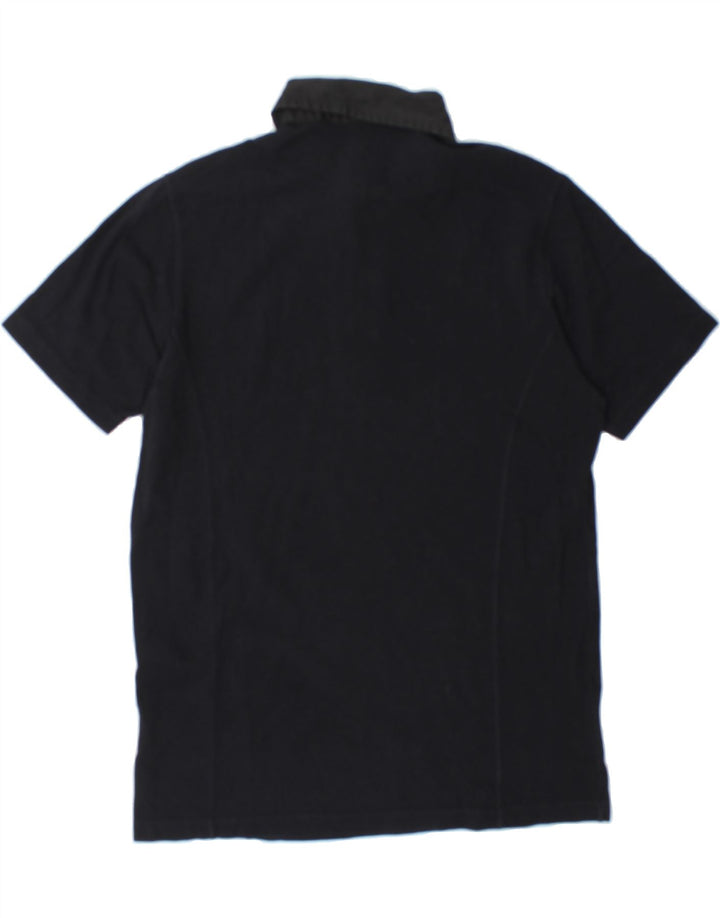 REFRIGIWEAR Mens Polo Shirt Large Black Cotton Vintage Refrigiwear and Second-Hand Refrigiwear from Messina Hembry 