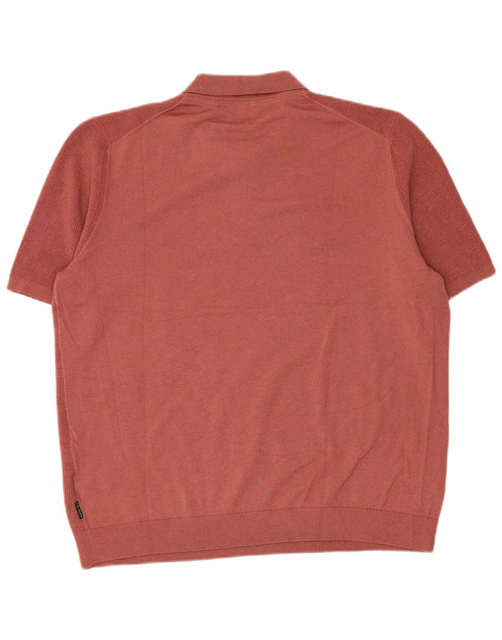 Ted Baker muška polo majica veličina 6 2XL crveni poliester