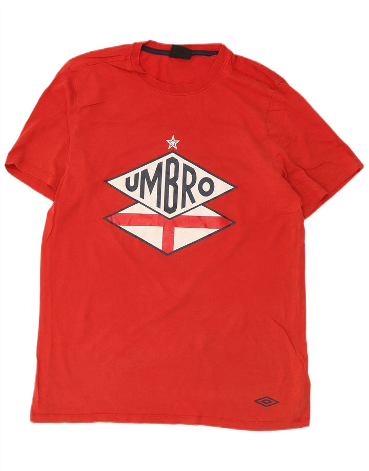 Umbro muška majica s grafičkim motivima, srednji crveni pamuk