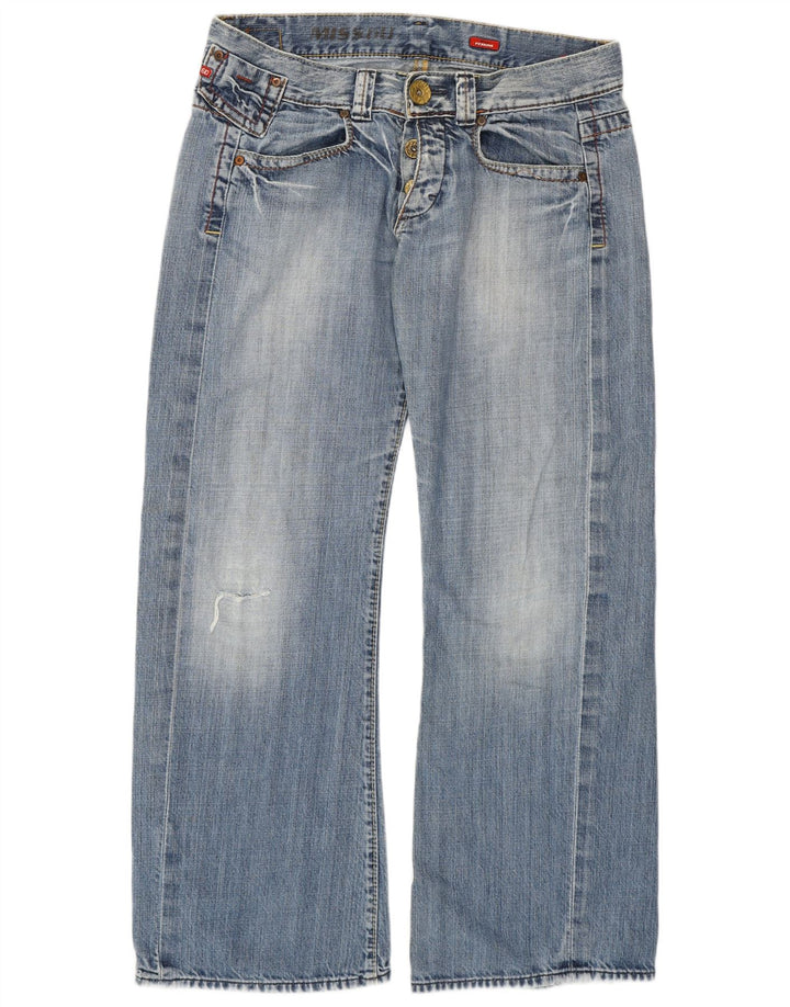 Miss Sixty Ženske Perkinks široke traperice W32 L31 Plavi pamuk