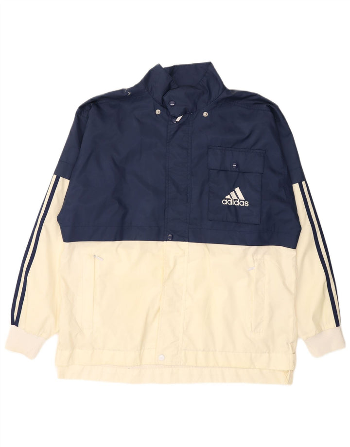 ADIDAS muška vjetrovka jakna UK 40/42 srednje tamnoplave boje