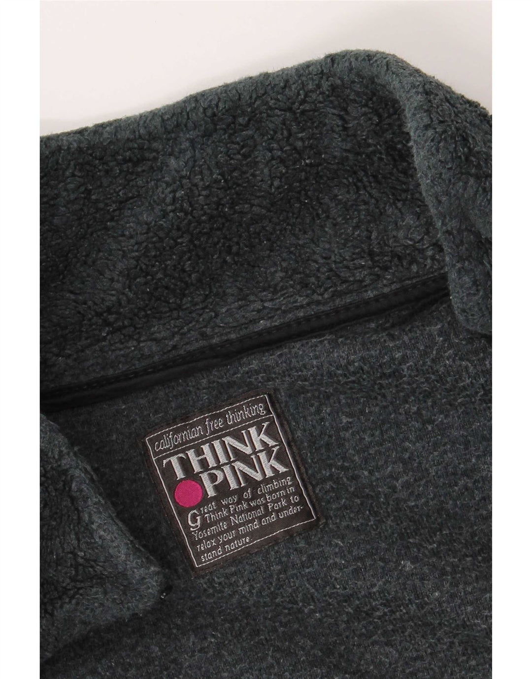Think Pink muška jakna od flisa UK 42 XL sivi geometrijski poliester