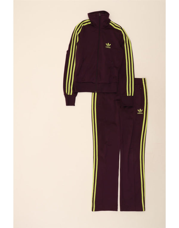 Adidas ženska trenirka s grafikom EU 34 XS ljubičasta poliester