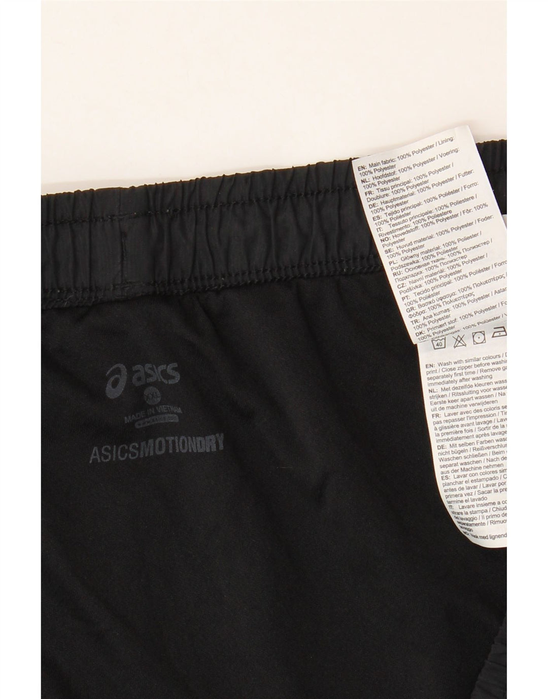 ASICS muške sportske kratke hlače 2XL crni poliester