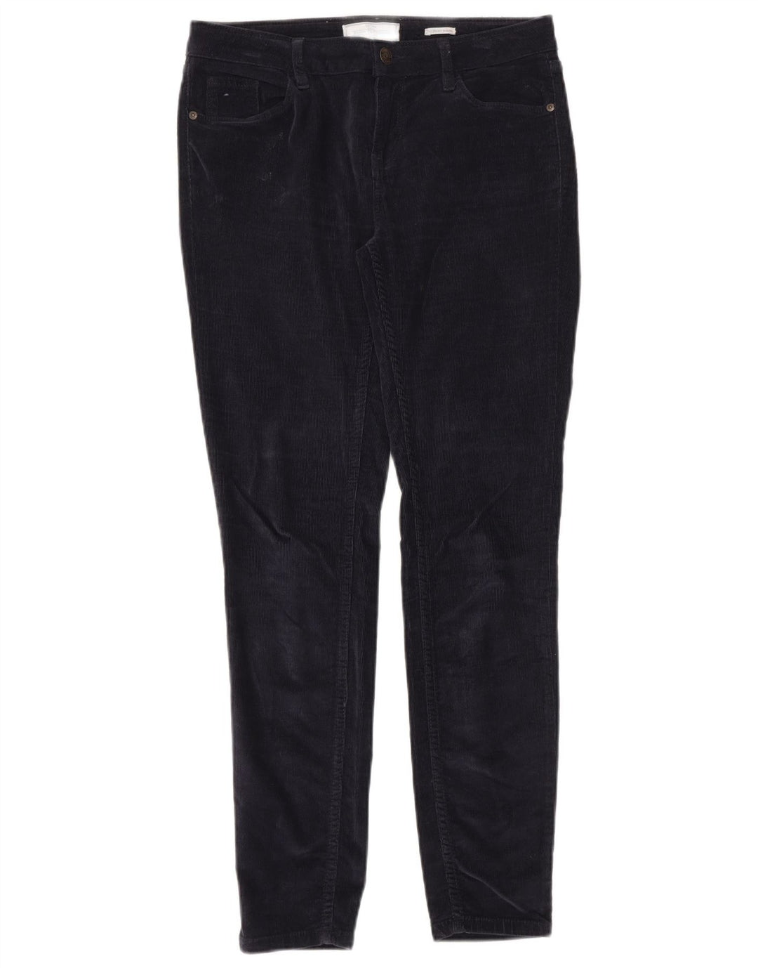 FAT FACE Ženske jegging hlače od samta UK 10 Male W32 L30 Mornarsko plave