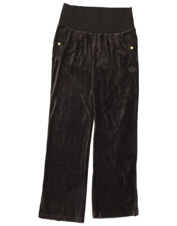 Adidas ženske trenirke od velura UK 14 velike sive pamučne hlače