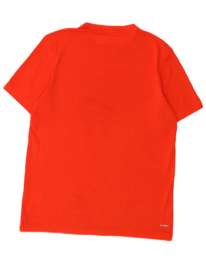 Adidas Boys Climalite Graphic majica kratkih rukava 13-14 godina crvena poliester