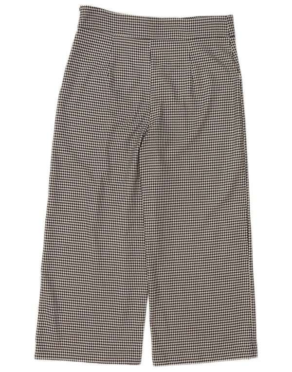 Zara ženske skraćene hlače visokog struka XL W36 L25 crne houndstooth