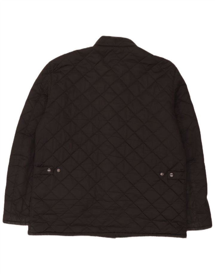 Barbour muška prošivena jakna UK 42 XL crni poliester