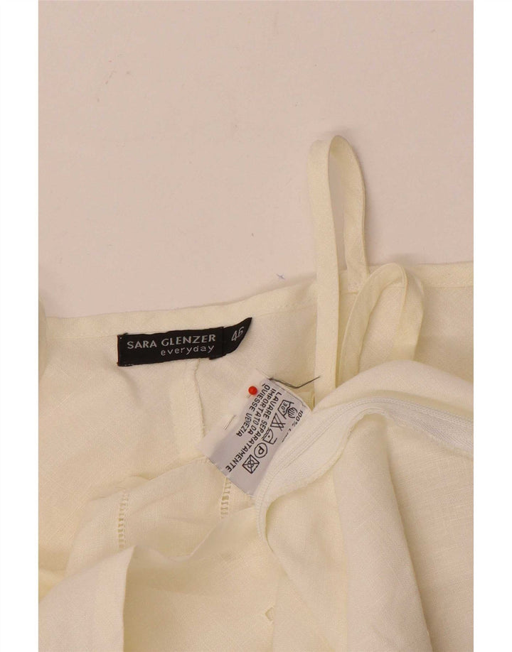Sara Glenzer Ženski Cami Top IT 46 Large White Lan