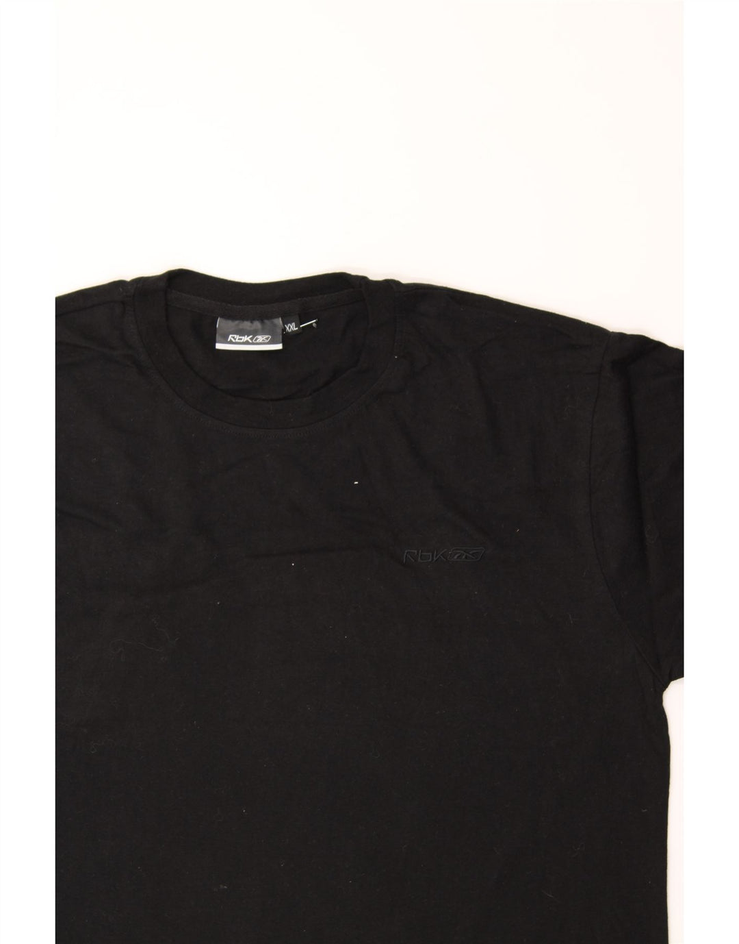 REEBOK Mens T-Shirt Top 2XL Black Vintage Reebok and Second-Hand Reebok from Messina Hembry 