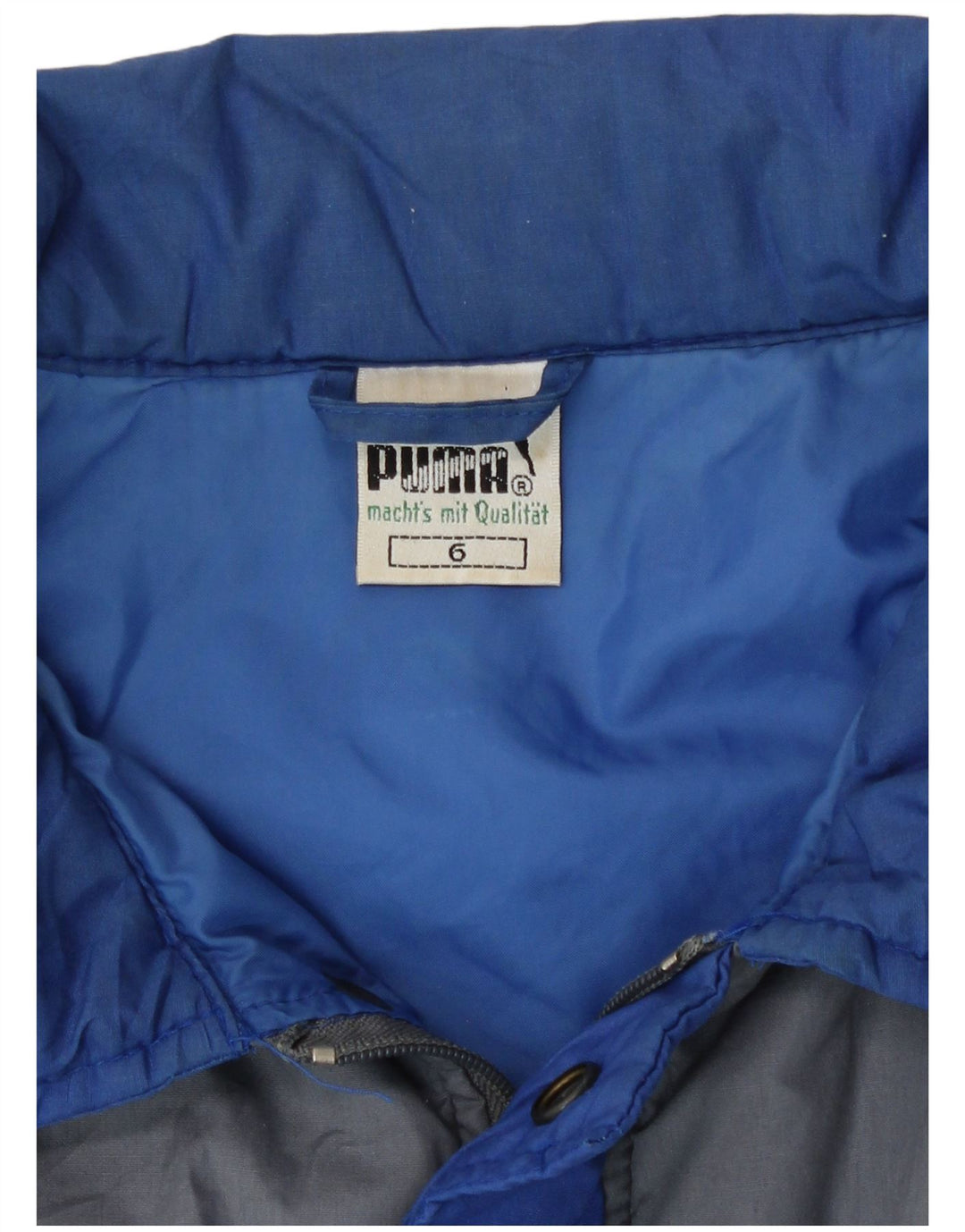 Puma muška jakna vjetrovka UK 40 Large Blue Colourblock poliester