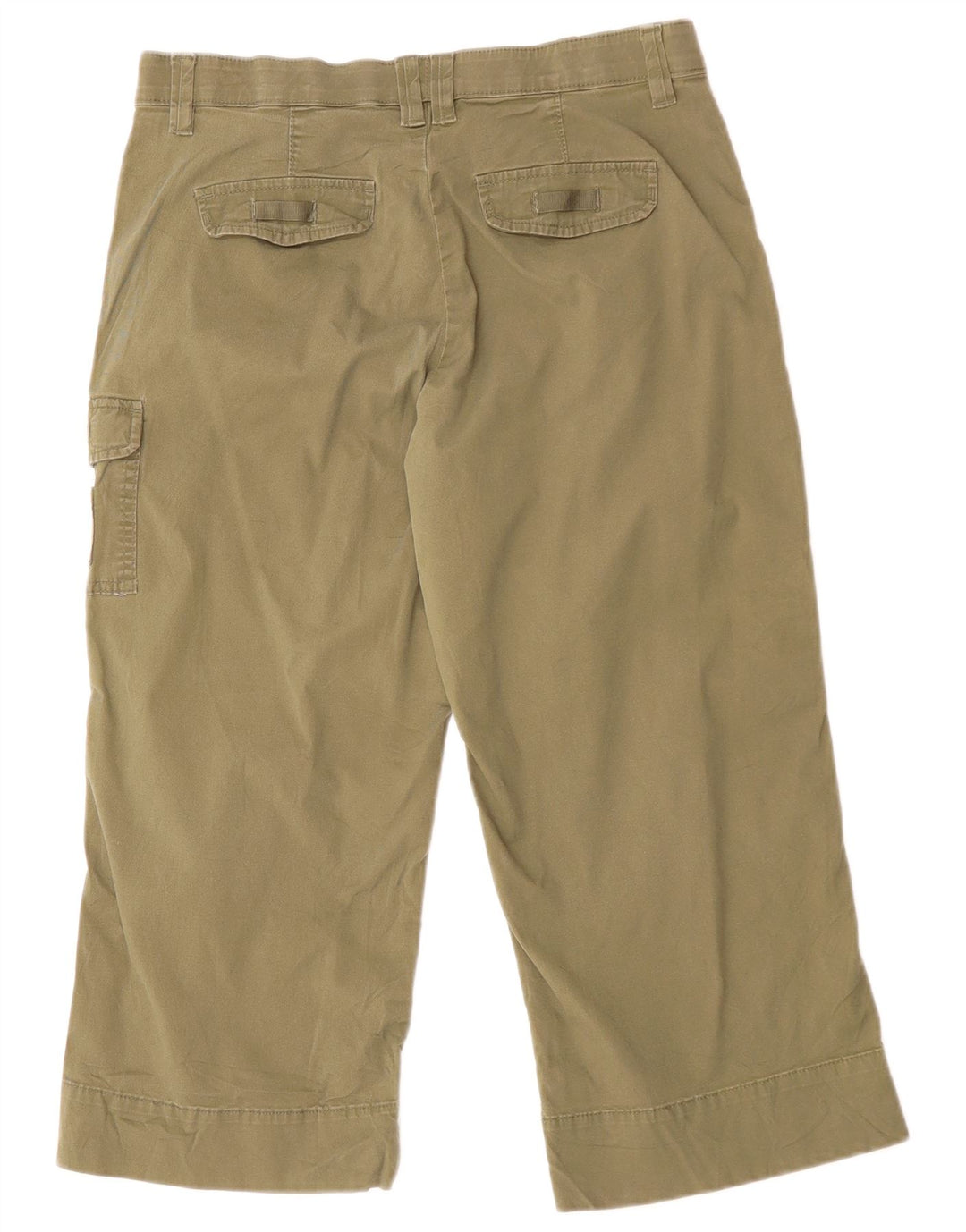 Lee ženske Cargo Capri hlače US 12 Large W30 L20 kaki pamuk