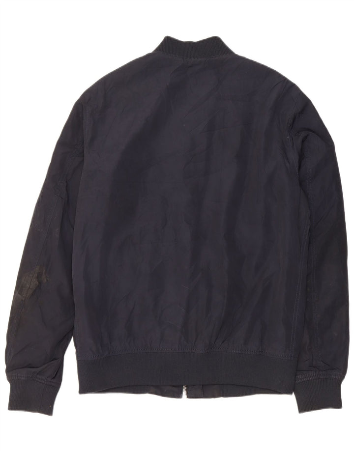 Zara muška bomber jakna UK 40 veliki tamnoplavi poliester