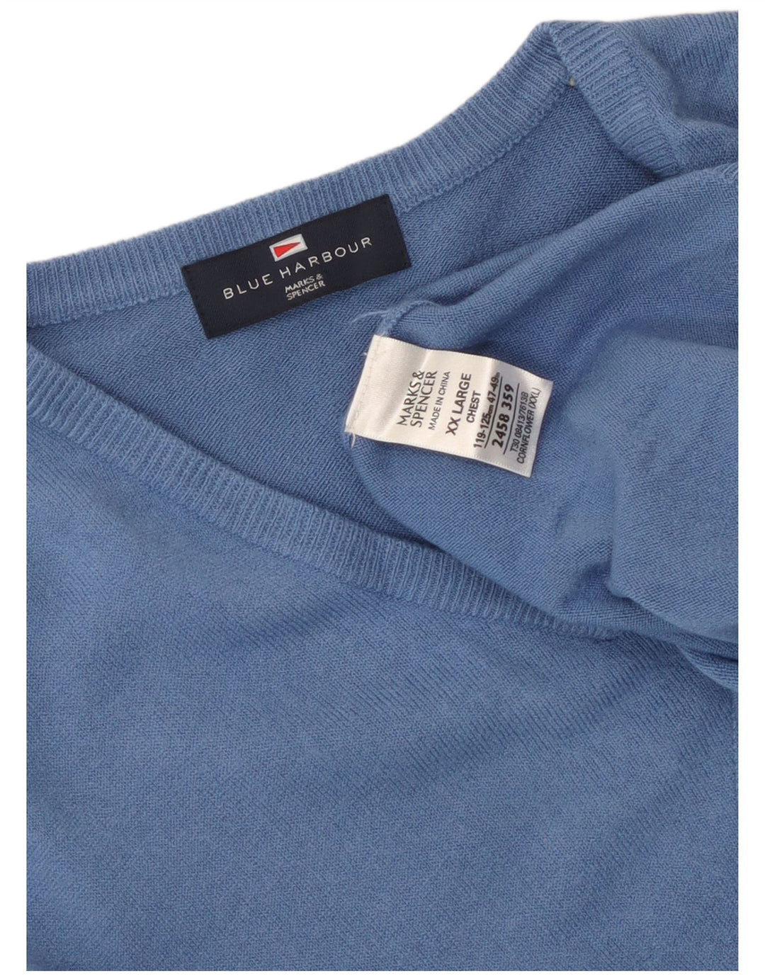 Marks & Spencer muška plava lučka majica bez rukava 2XL plavi akril