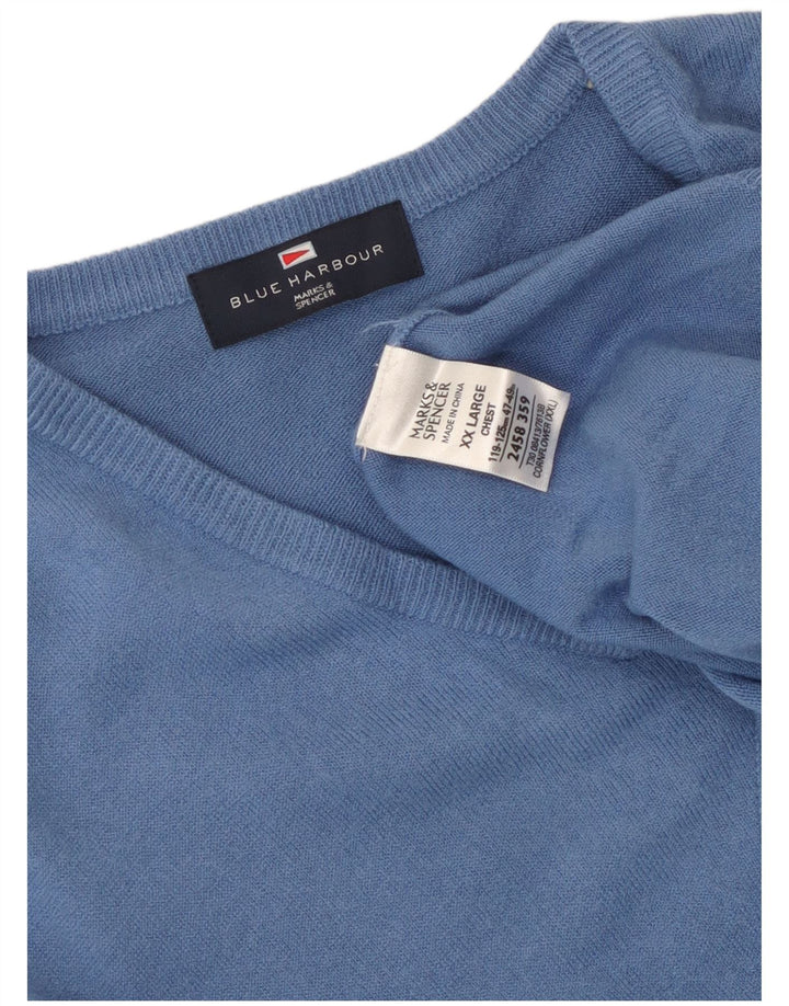 Marks & Spencer muška plava lučka majica bez rukava 2XL plavi akril