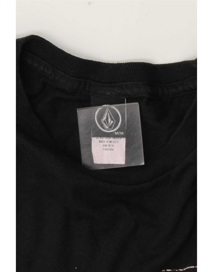 Volcom muška grafička majica kratkih rukava Srednji crni pamuk