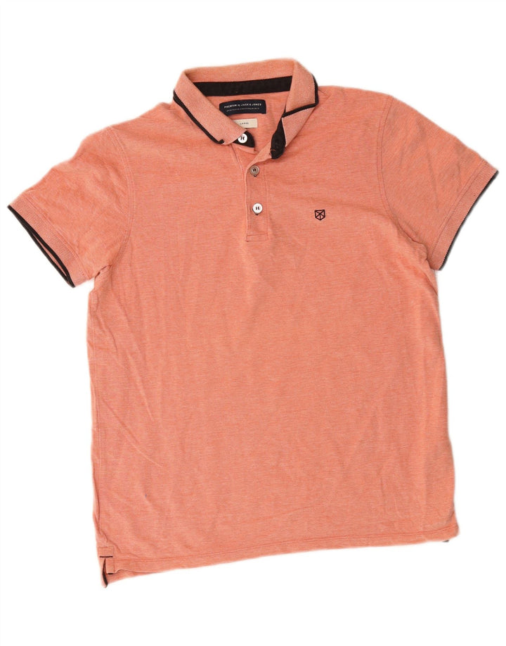 Jack & Jones muška polo majica velika narančasta pamuk